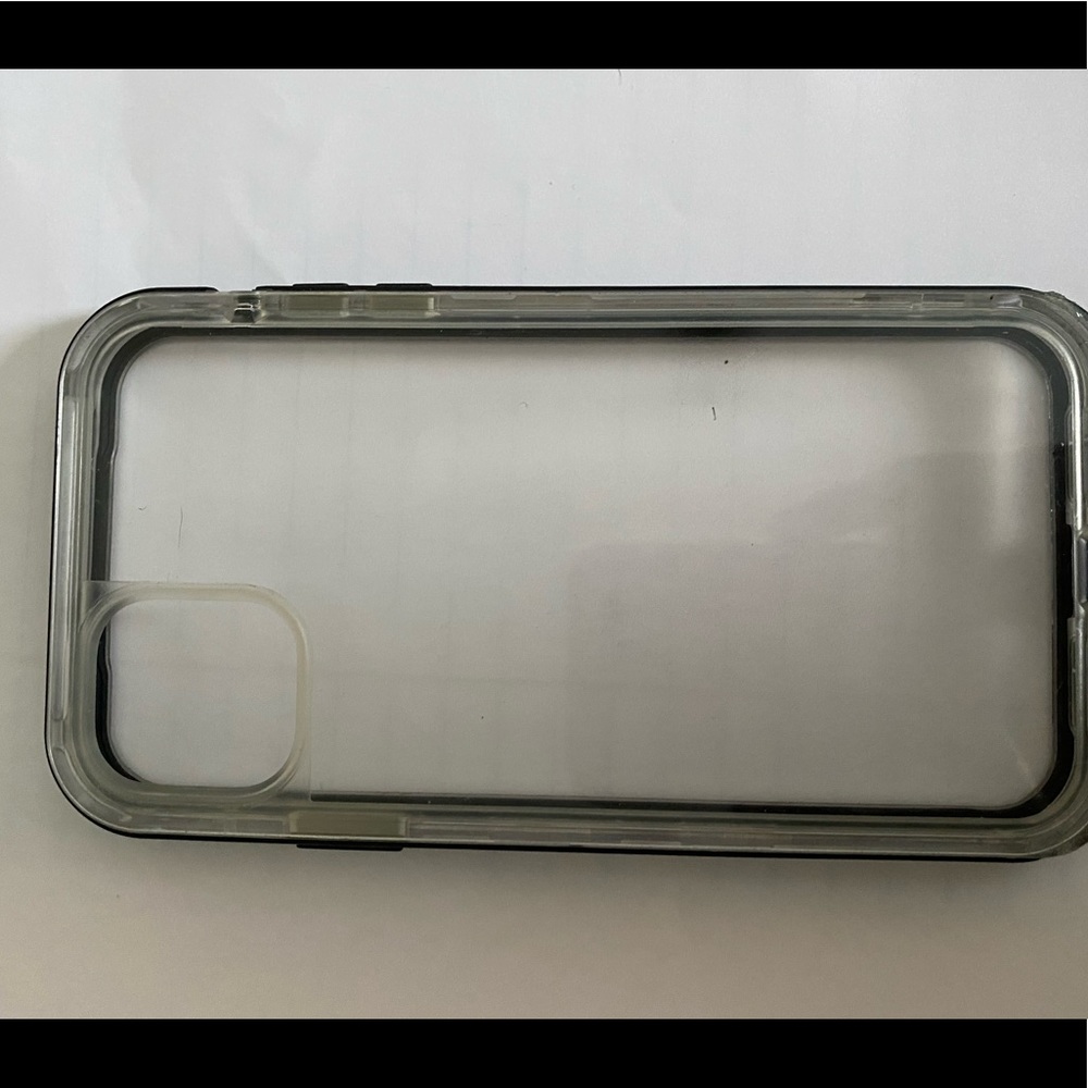 LifeProof Black Rimmed Clear Hard iPhone 11 Case
